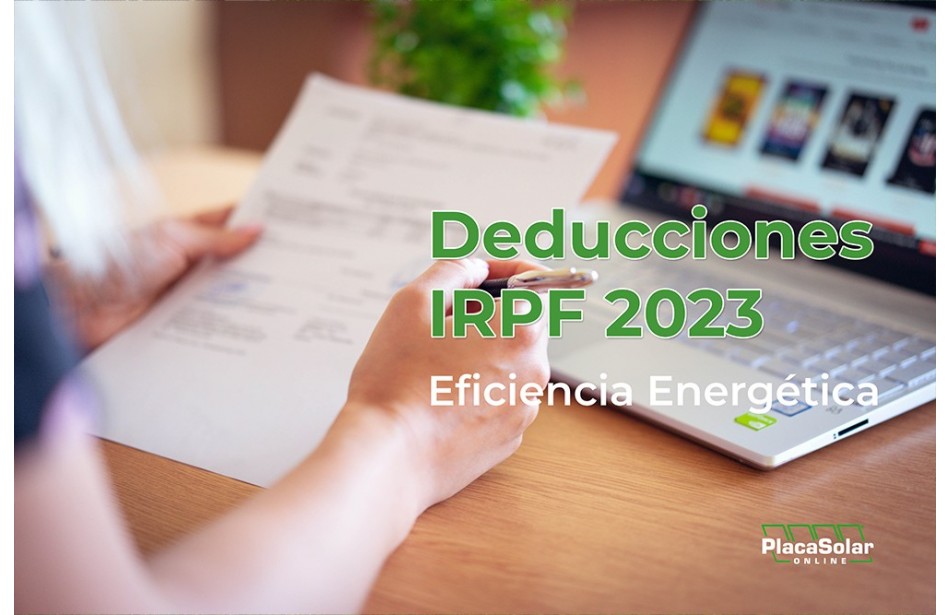 Deducciones en el IRPF por instalar placas solares 2023
